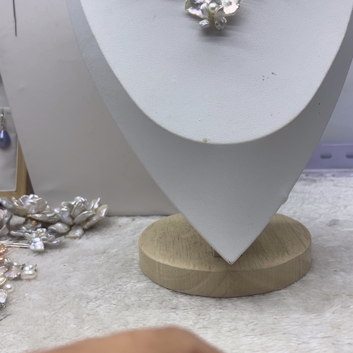 银S925镶嵌淡水珍珠耳饰