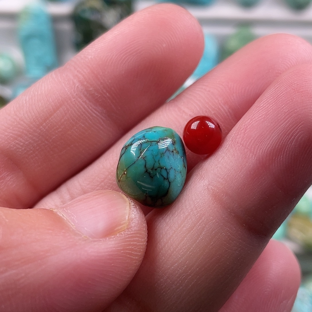 南红玛瑙未镶嵌颈饰