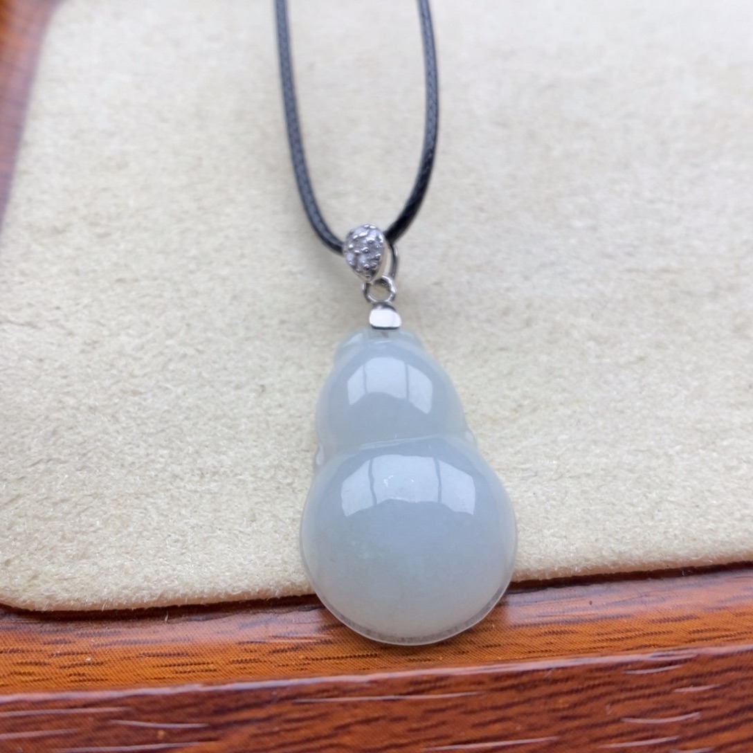 翡翠银S925镶嵌颈饰吊坠6