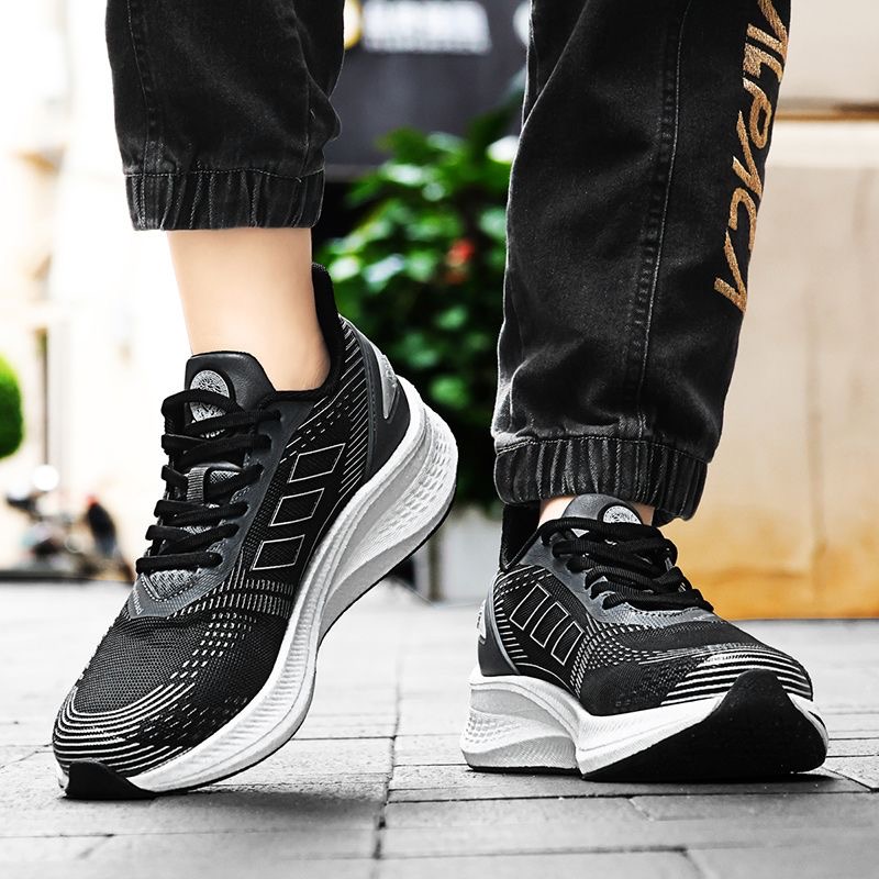 情侣款休闲运动鞋双网四季款轻便舒适爆米花底学生鞋跑步鞋W-9816