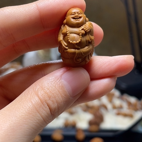 手串/手链橄榄核布袋弥勒