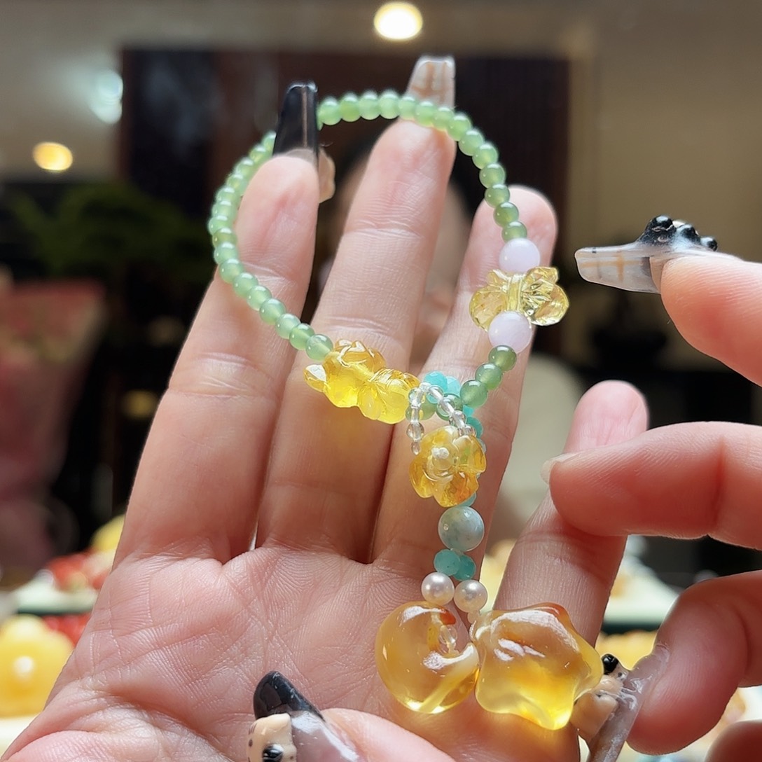 琥珀手链未镶嵌琥珀