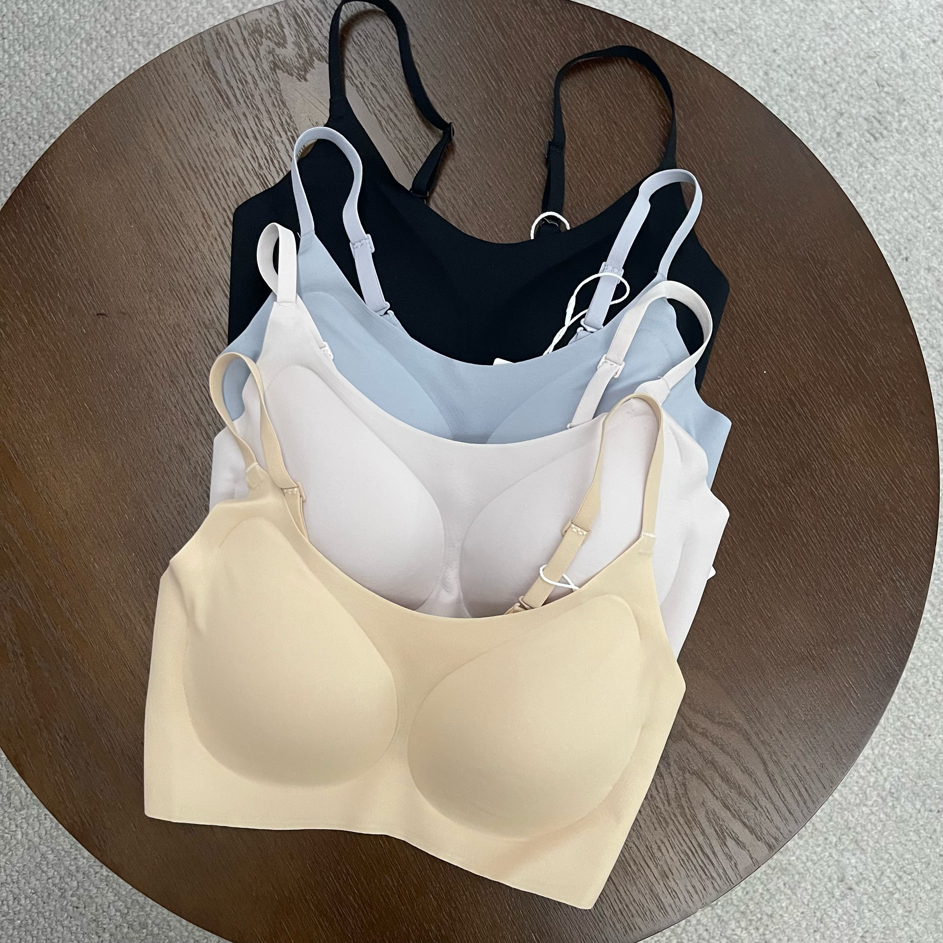 新款简约亲肤纯色舒适文胸W251210 