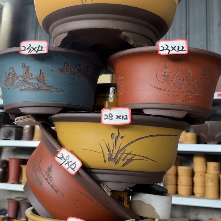 紫砂花盆              100-6