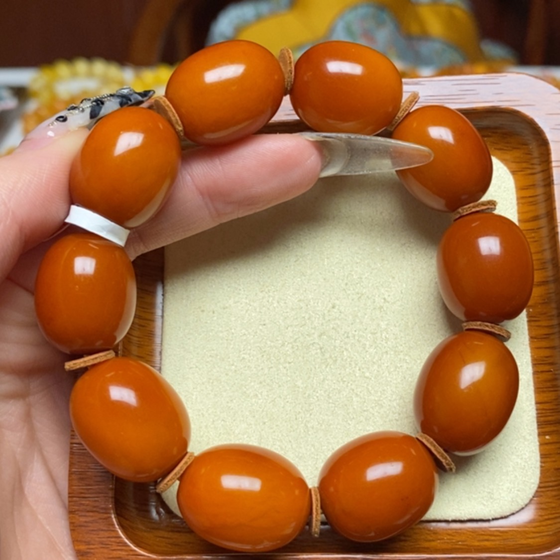 【闪购商品】蜜蜡手链未镶嵌手串