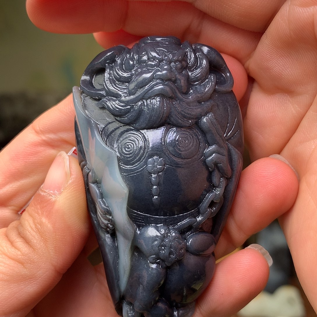 和田玉未镶嵌挂件