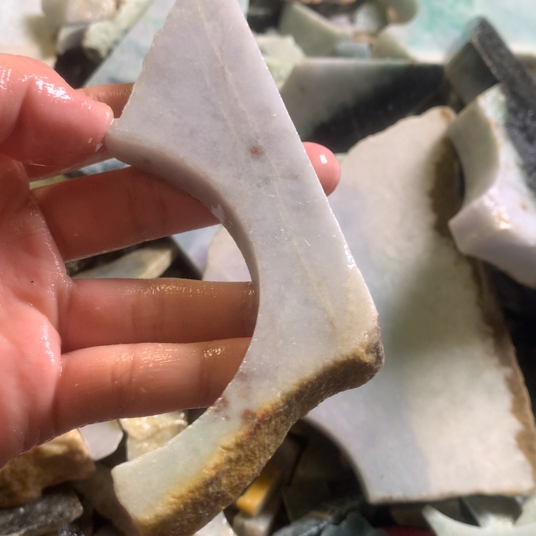 翡翠颈饰未镶嵌缅甸翡翠