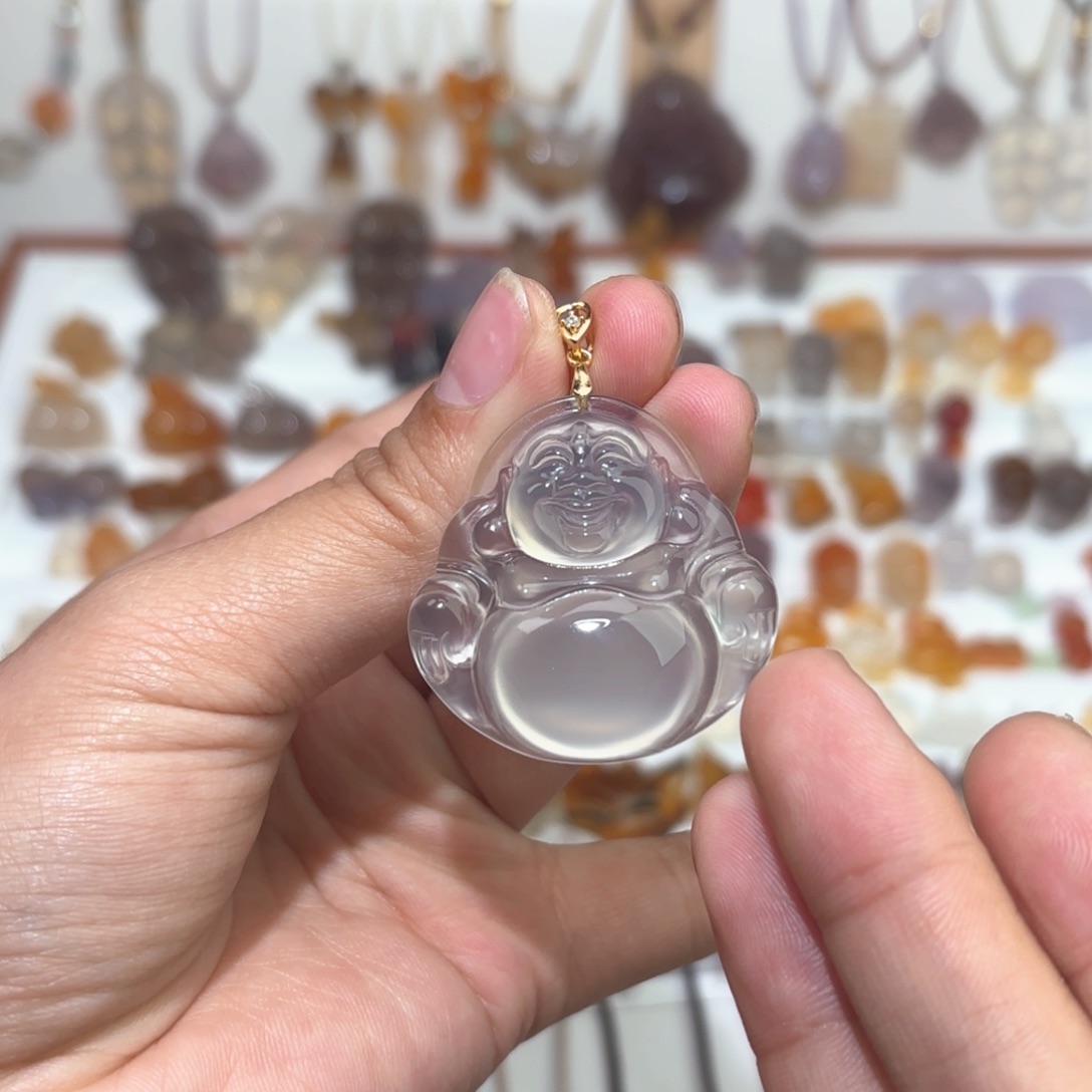 玛瑙/玉髓颈饰未镶嵌幸**姐