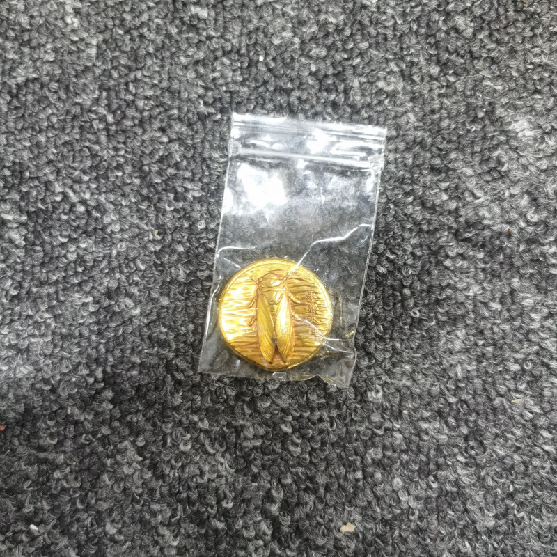 【藏收级】JB单个蝉型黄摆件