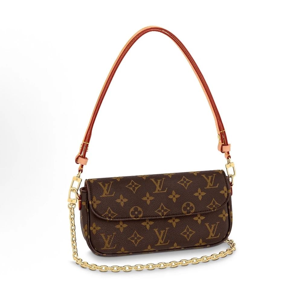95新 LouisVuitton/路易威登 lv老花ivy链条包单肩包16681094