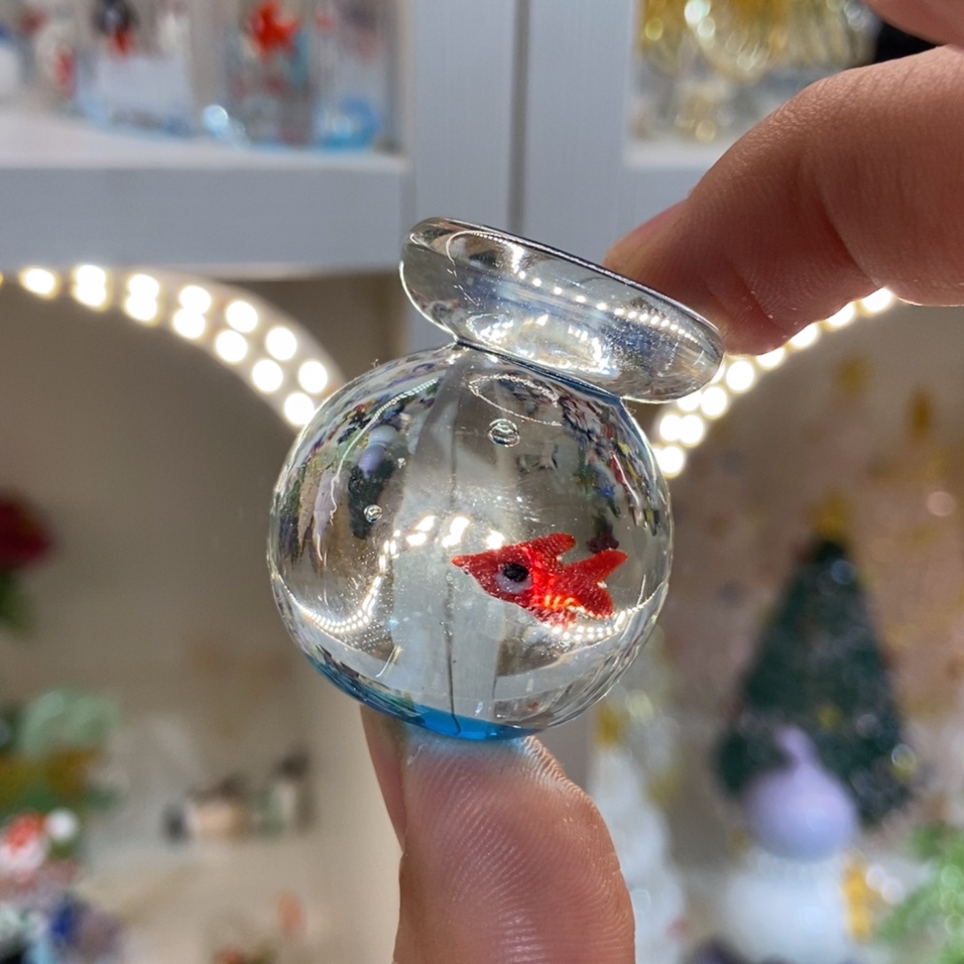 琉璃手工艺品鱼缸