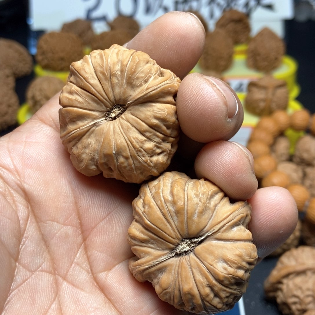 文玩核桃把件南瓜墩12