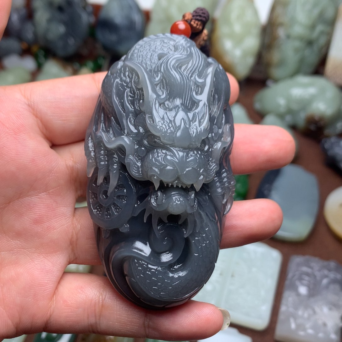 和田玉手把未镶嵌