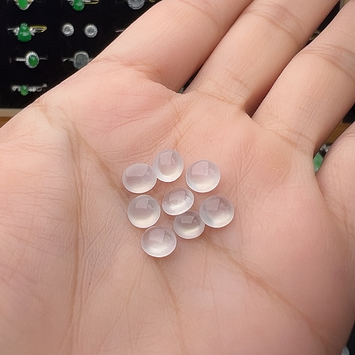 翡翠未镶嵌颈饰蛋5.8