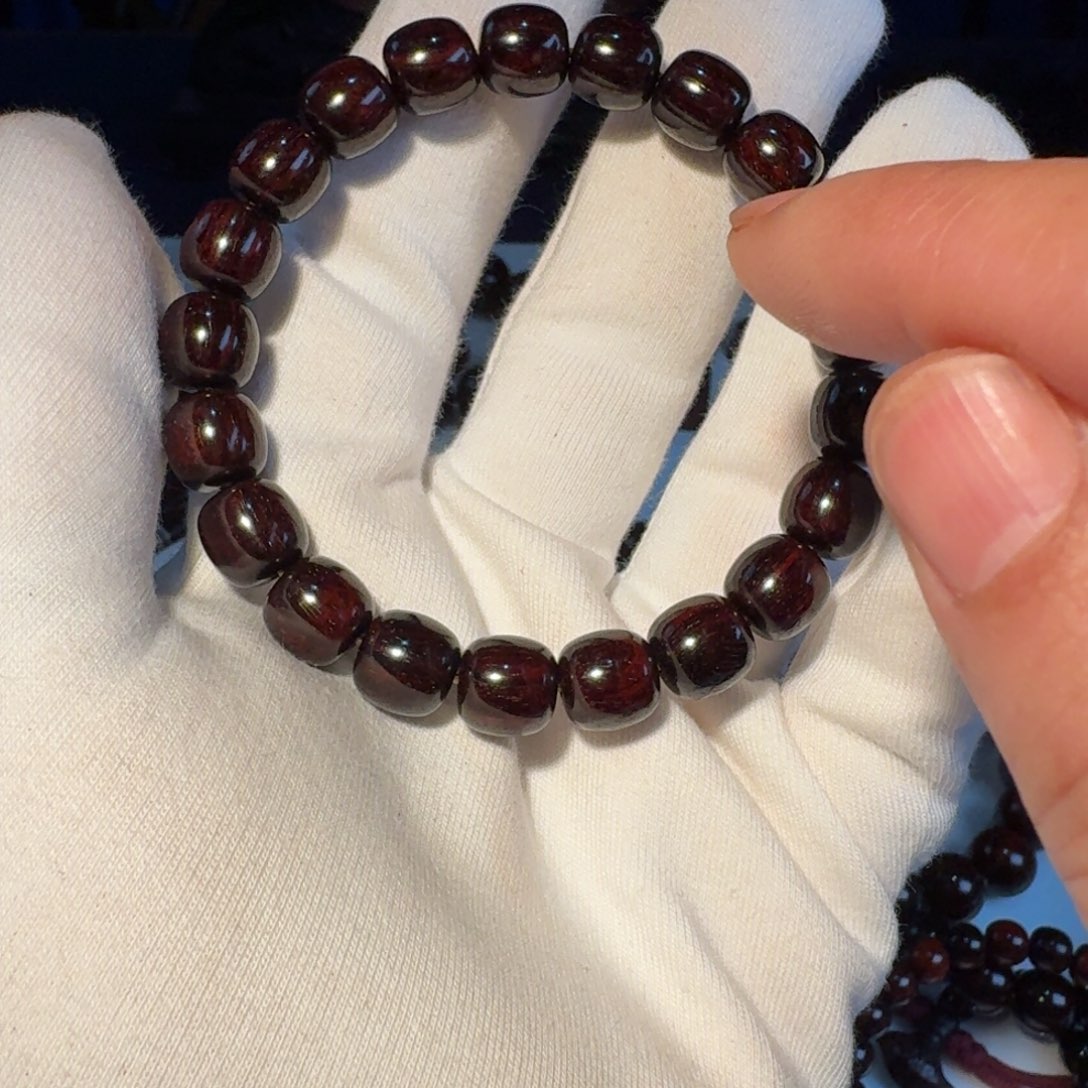 福***郑手串/手链小叶紫檀印度小叶紫檀日本三味线古琴料高精尖