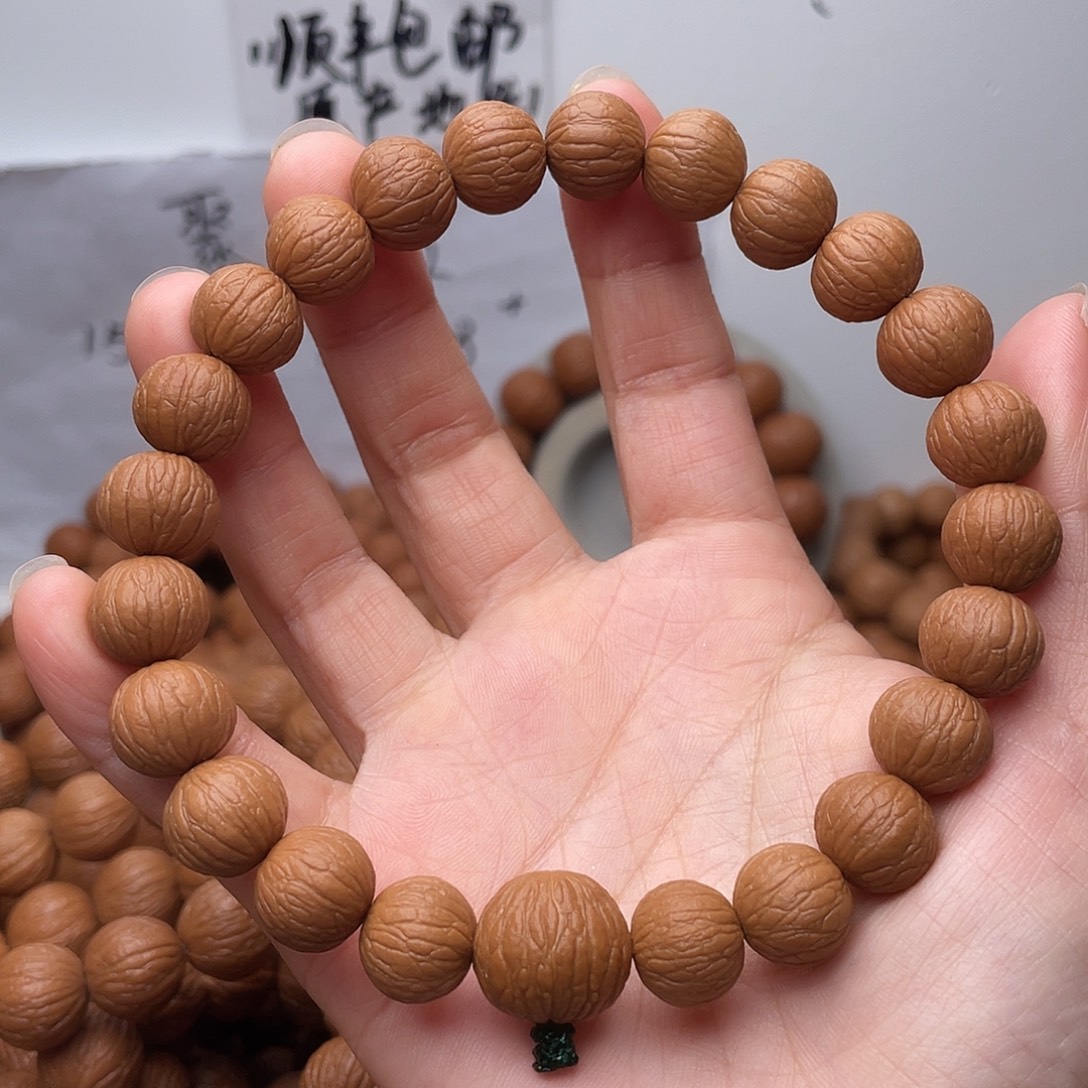 城***客手串猴头核桃精品风羽手持