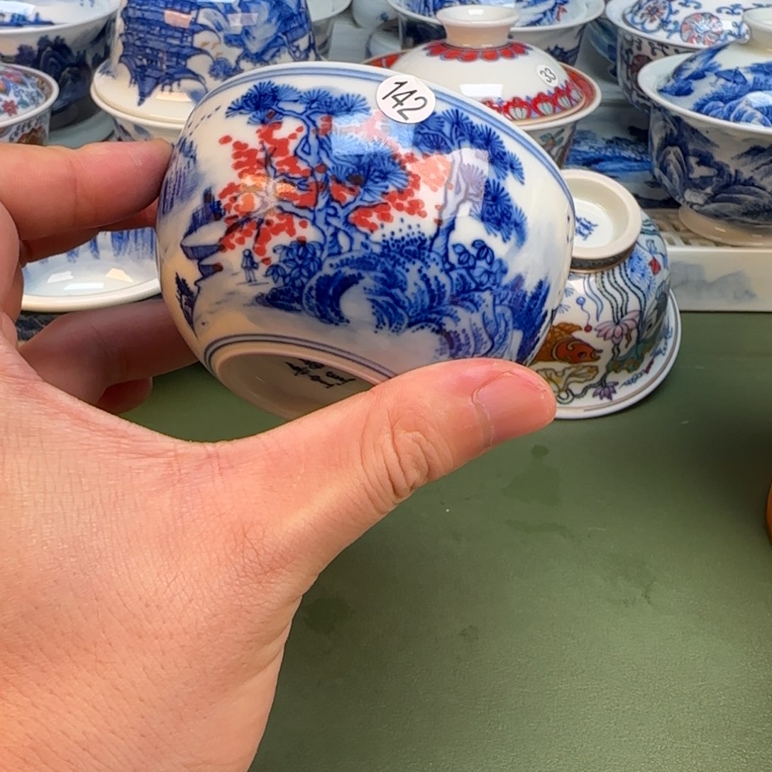 彦祖纯手工手绘茶具142