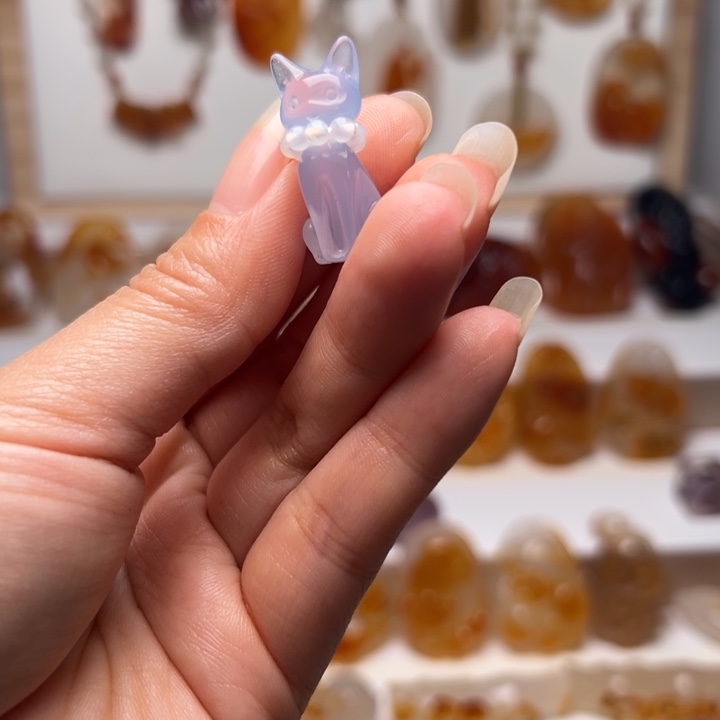 玛瑙/玉髓合金吊坠