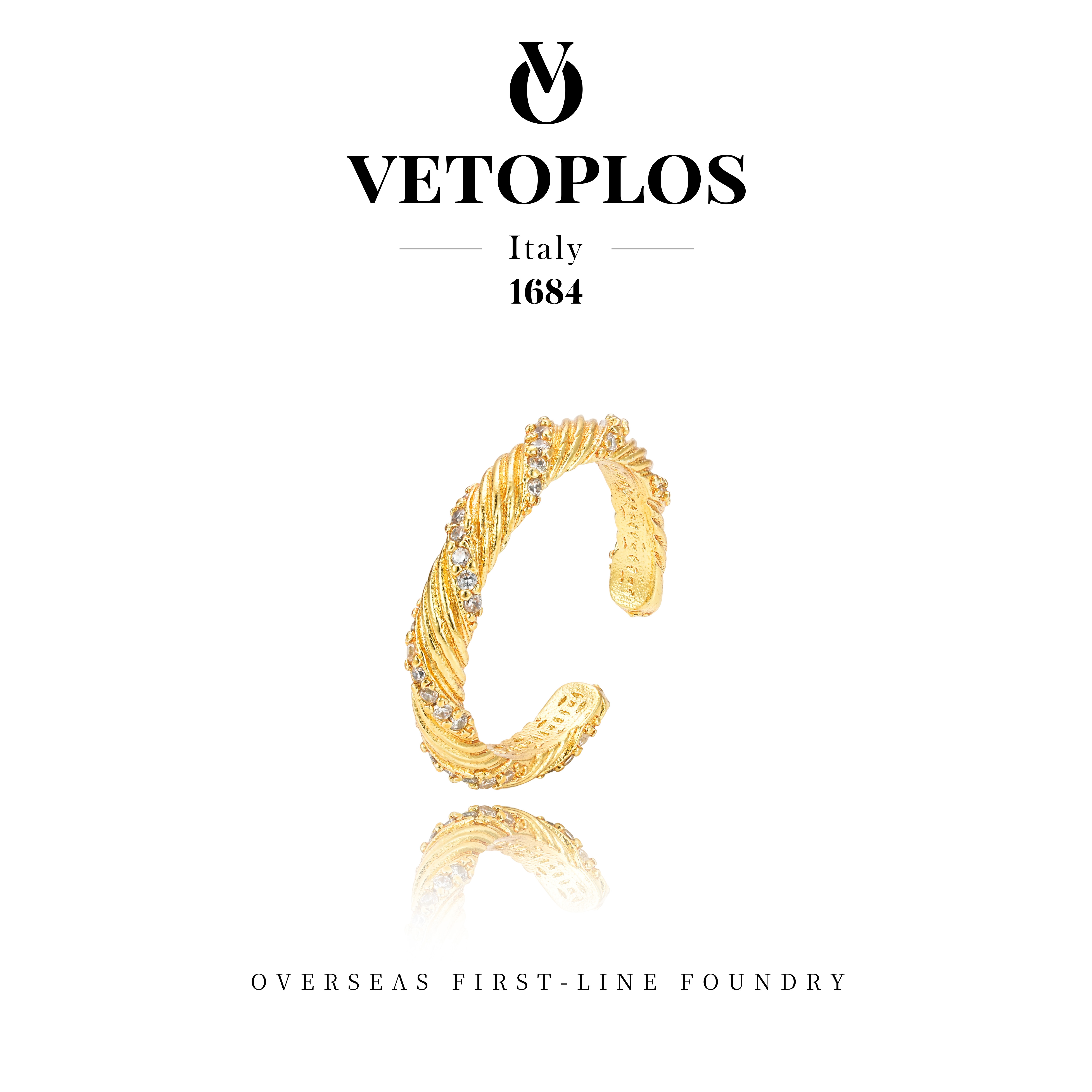  VETOPLOS★公主游园 宫廷风重工开口戒指 G0243