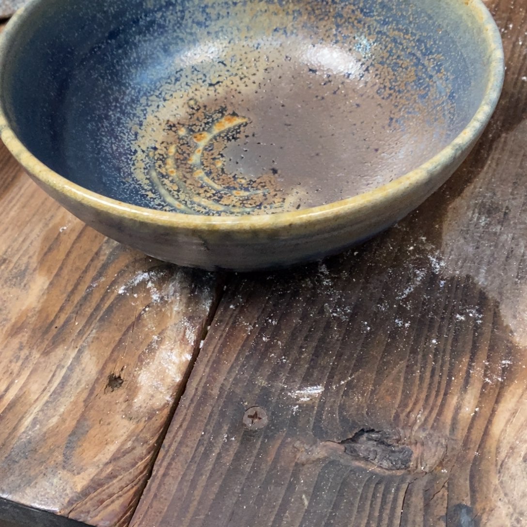 不***海浪鬼柴烧 釉陶美器