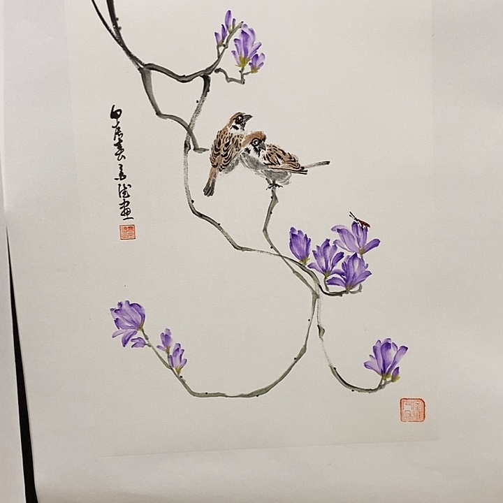 国画手写手绘作品123