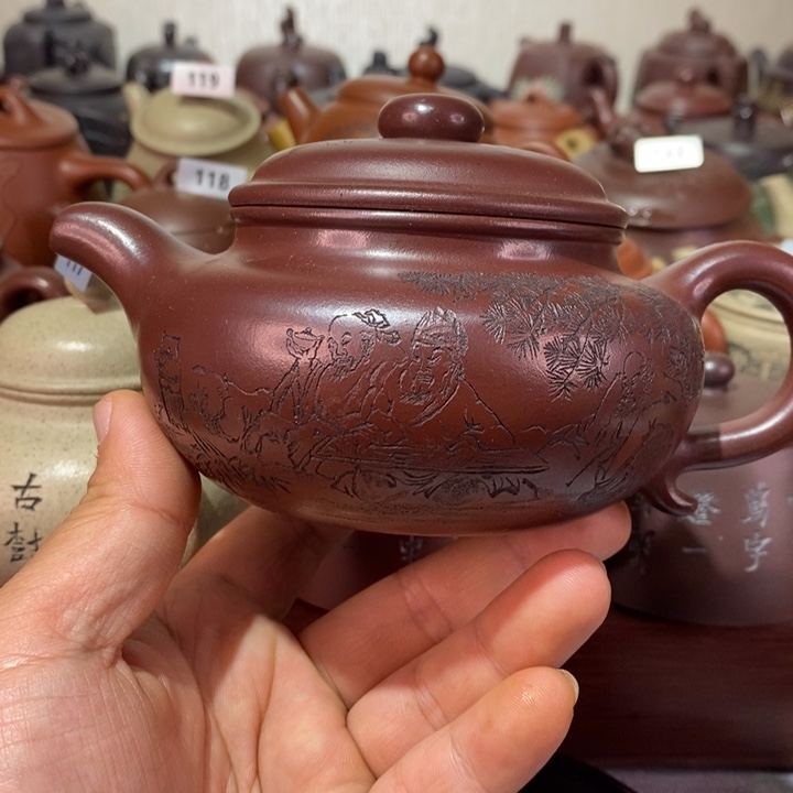 紫砂茶壶茗****馆精工制作