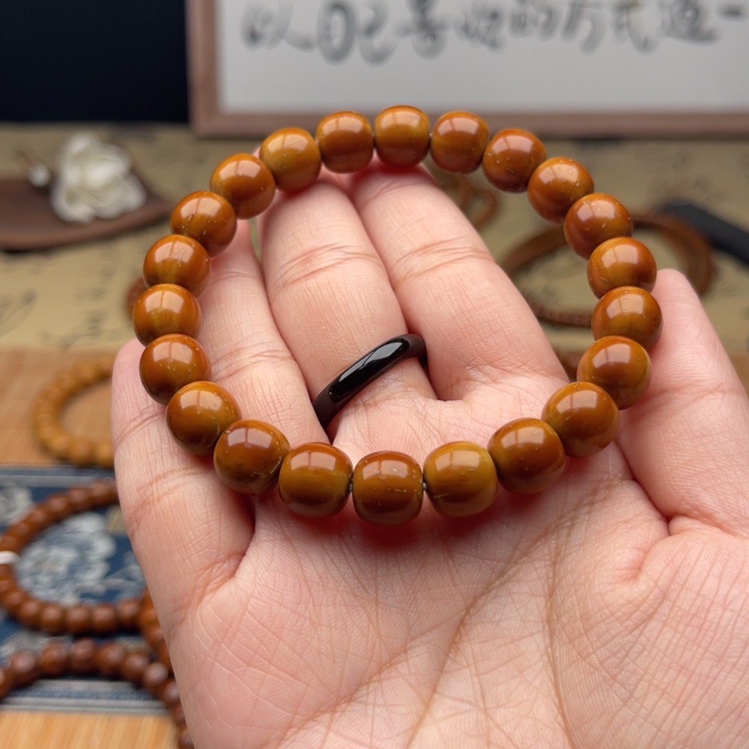 紫金鼠手串&**人实心老型10➕