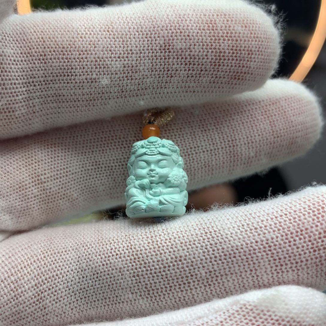 绿松石挂件未镶嵌