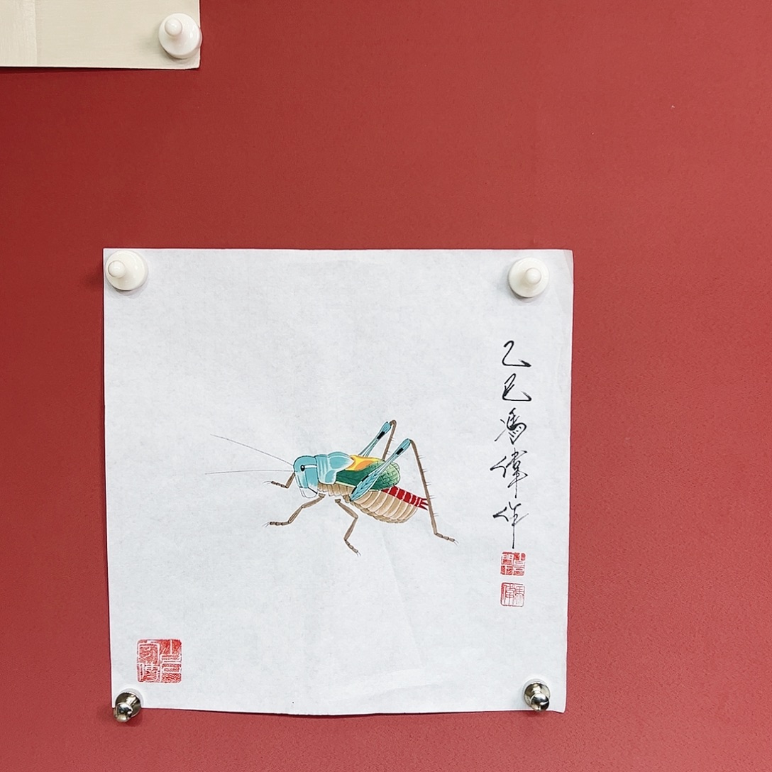 国画冯伟老师亲笔手绘国画作品慧