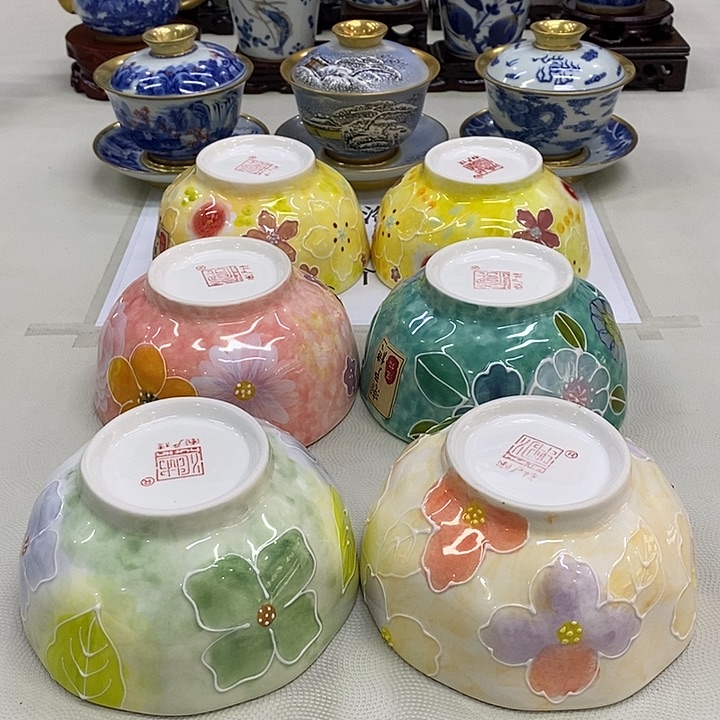 摆件口径13瓷器拍四发六