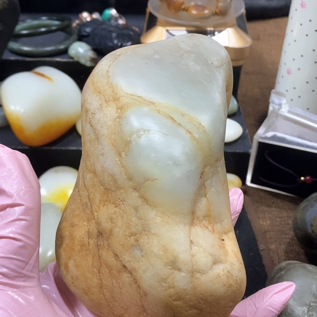 未镶嵌和田玉（糖玉）挂件天**事