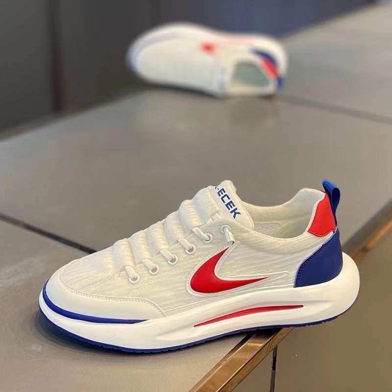 2025新款男鞋春秋季透气冰丝布网面鞋潮流百搭运动老爹鞋阿甘鞋子