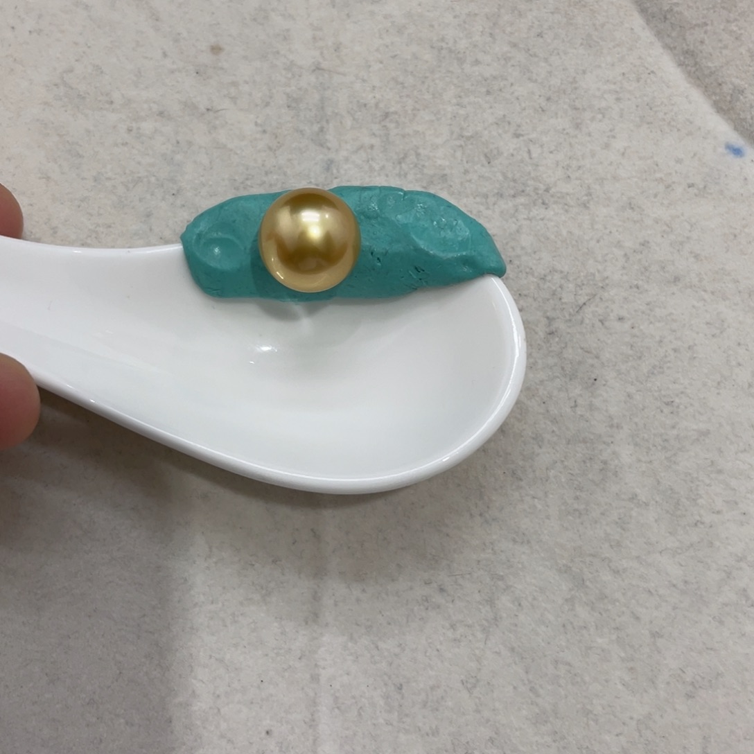 海水珍珠18K金镶嵌颈饰