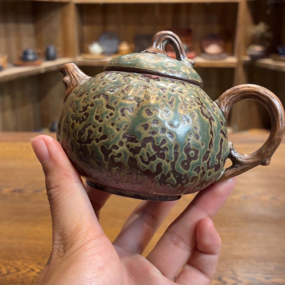 柴烧老岩泥茶器皿