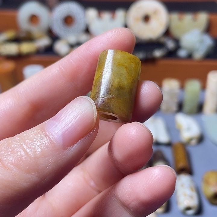 爷***）和田玉未镶嵌挂件