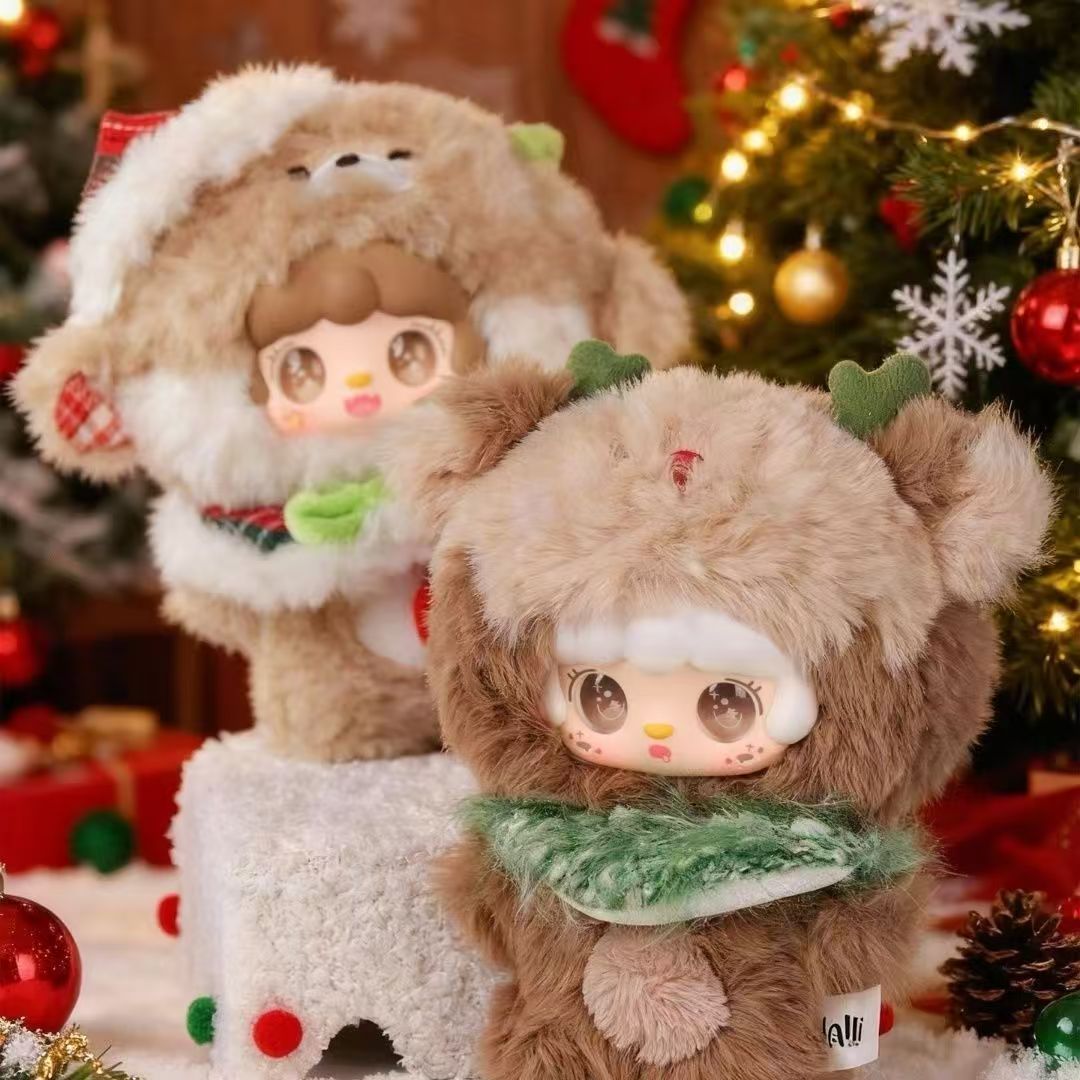  正版 氧氧 （圣诞叮叮铛）毛绒可爱挂件摆件