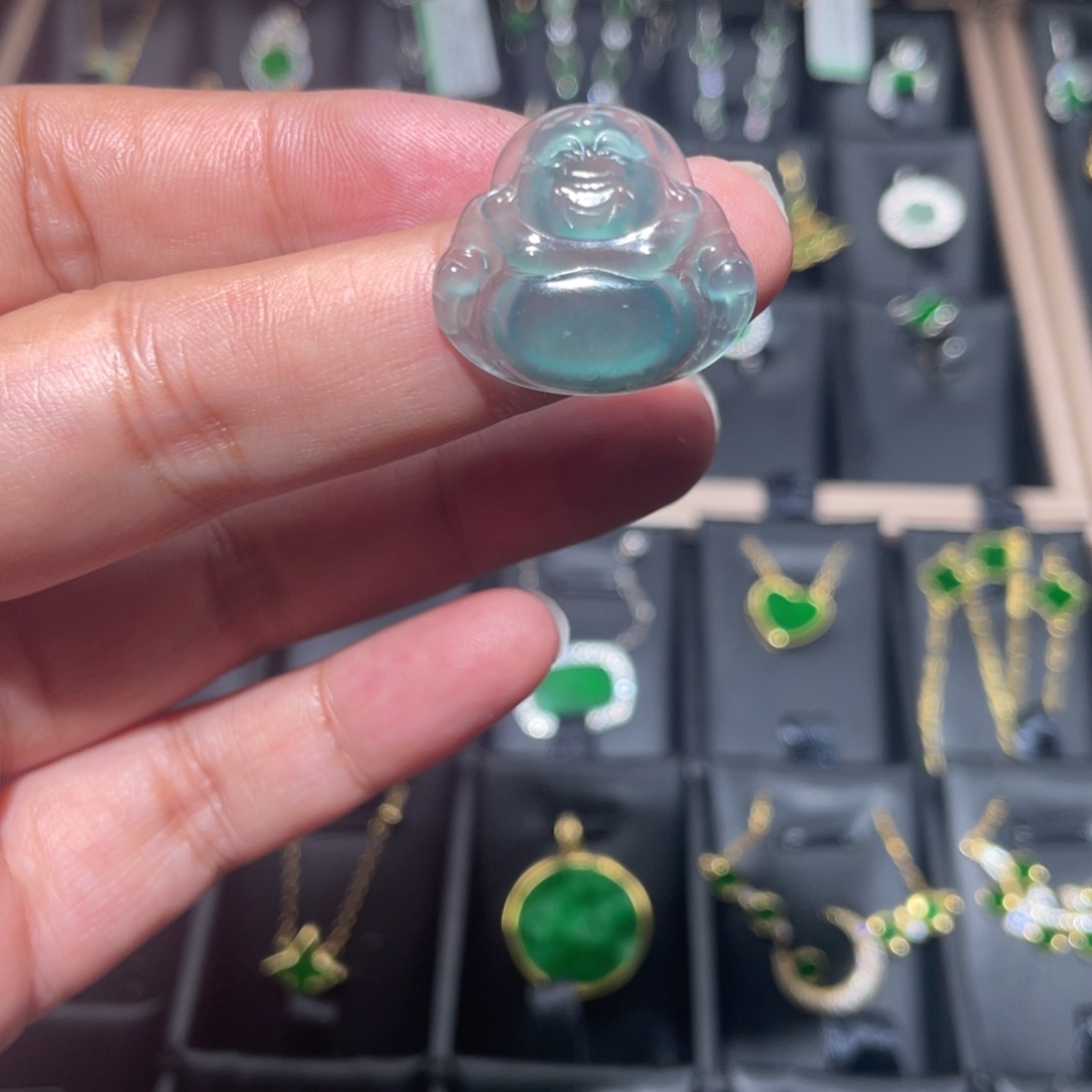 翡翠未镶嵌颈饰天然翡翠