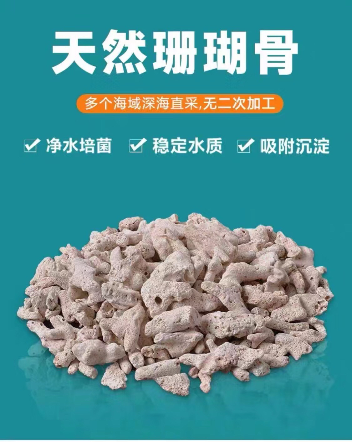 珊瑚骨 滤材 淡海水通用