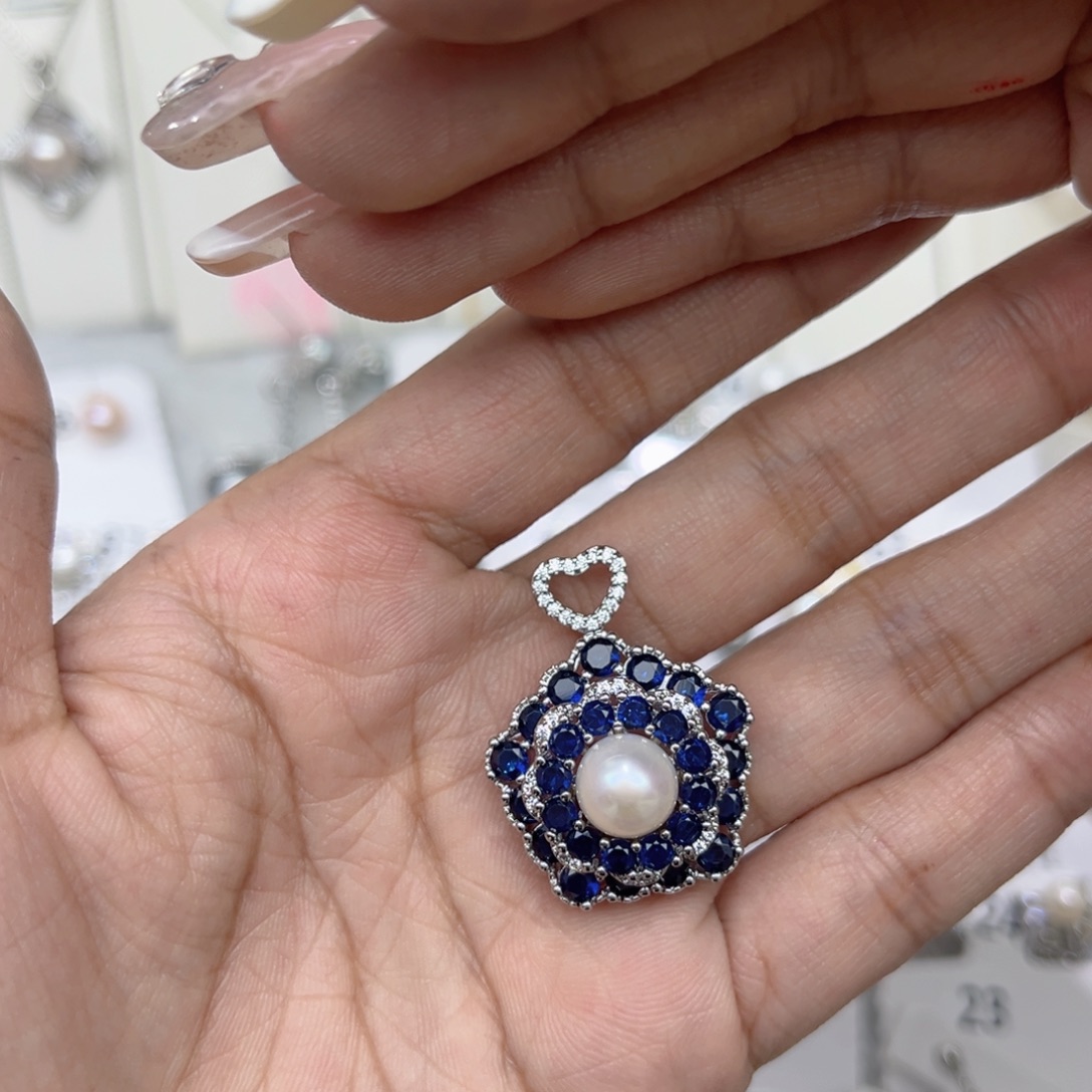 钰***而淡水珍珠戒指合金