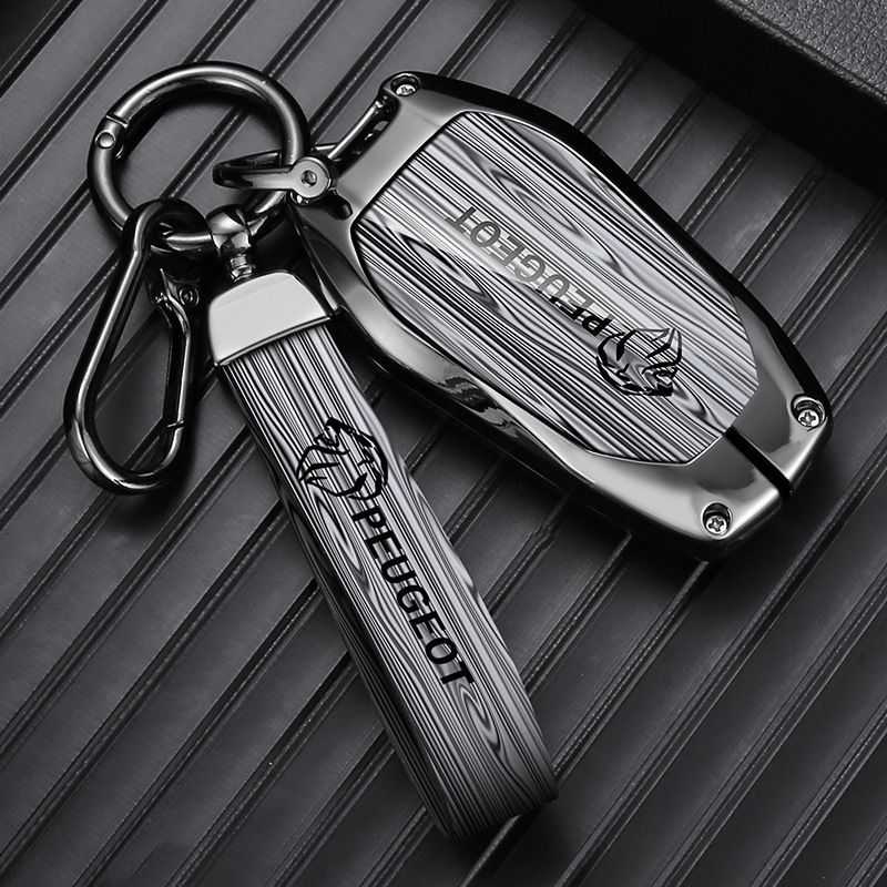 适用东风标致钥匙套408新408X 508L钥匙壳标志2008/4008/5008扣