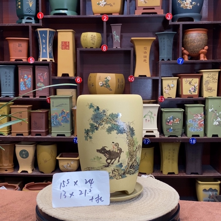 紫砂花盆紫砂花盆