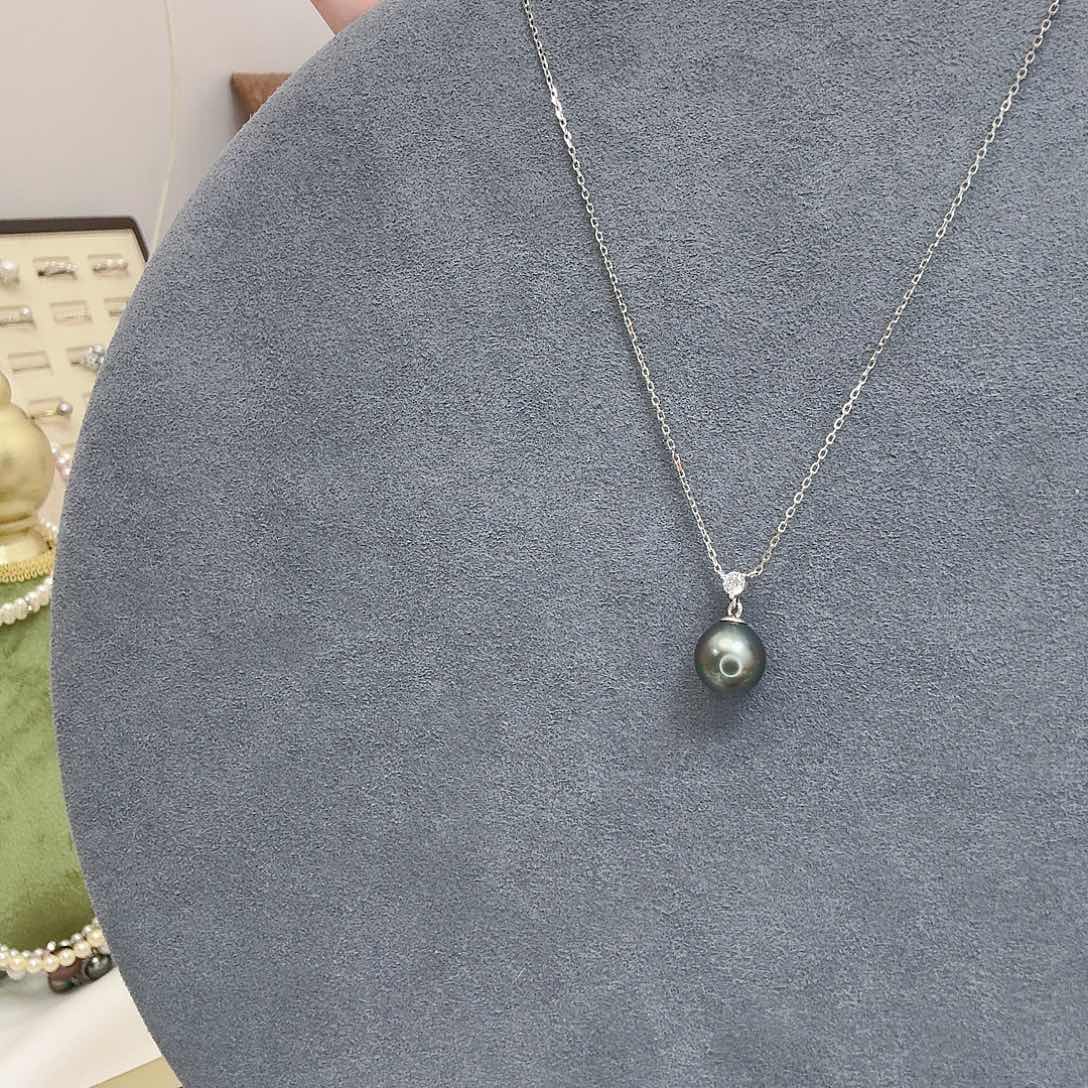海水珍珠颈饰银S925镶嵌