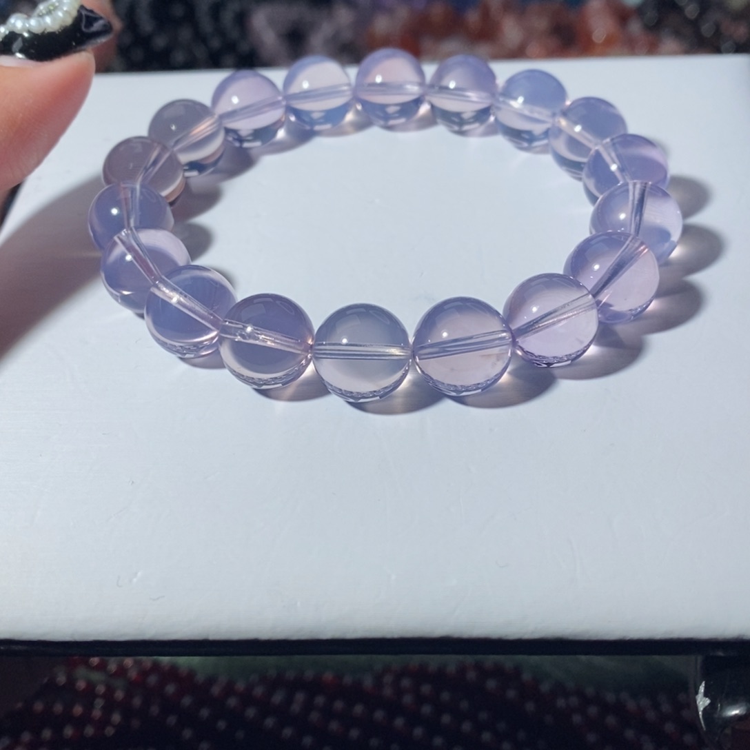 水晶手链未镶嵌紫玉晶