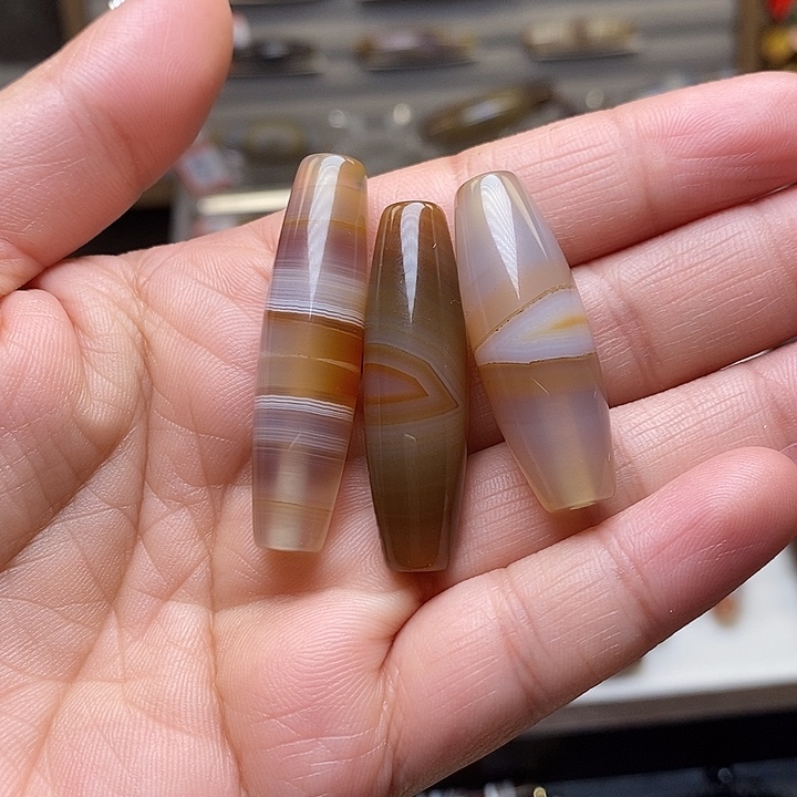 玛瑙/玉髓合金颈饰