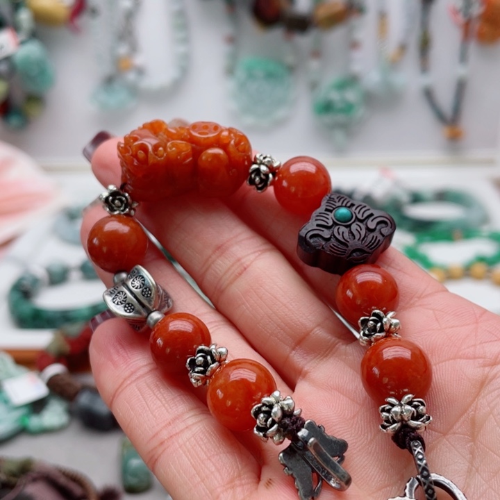 翡翠未镶嵌手链手链