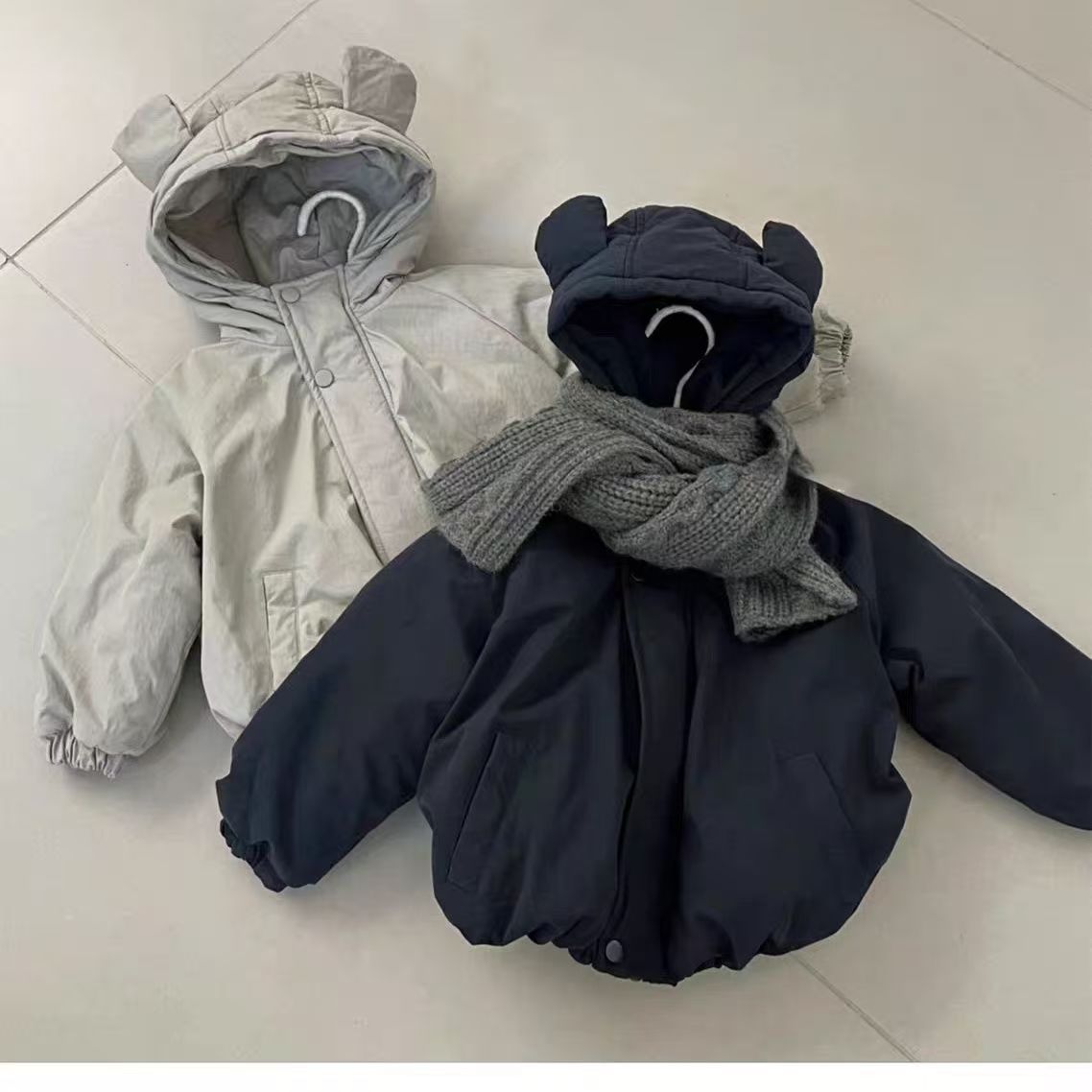 男童儿童棉服冬季保暖防寒韩版百搭加厚棉袄中小童男宝宝连帽棉衣