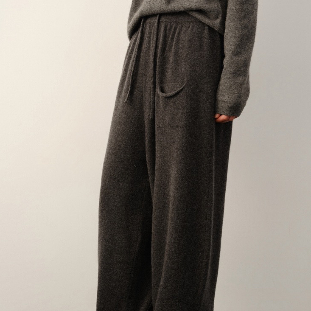 “北美卫裤”100%山羊绒懒人过冬羊绒裤，休闲百搭通勤实穿