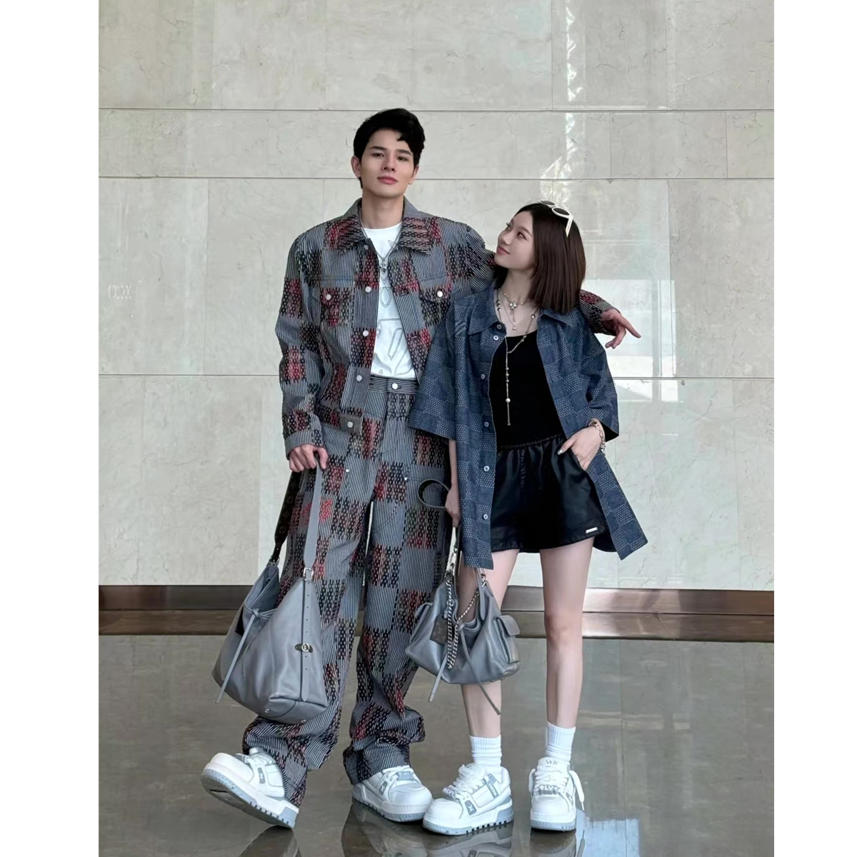 61-75 潮鞋 高端手工鞋 男女同款鞋 板鞋 时尚百搭 搭配 T恤上衣 