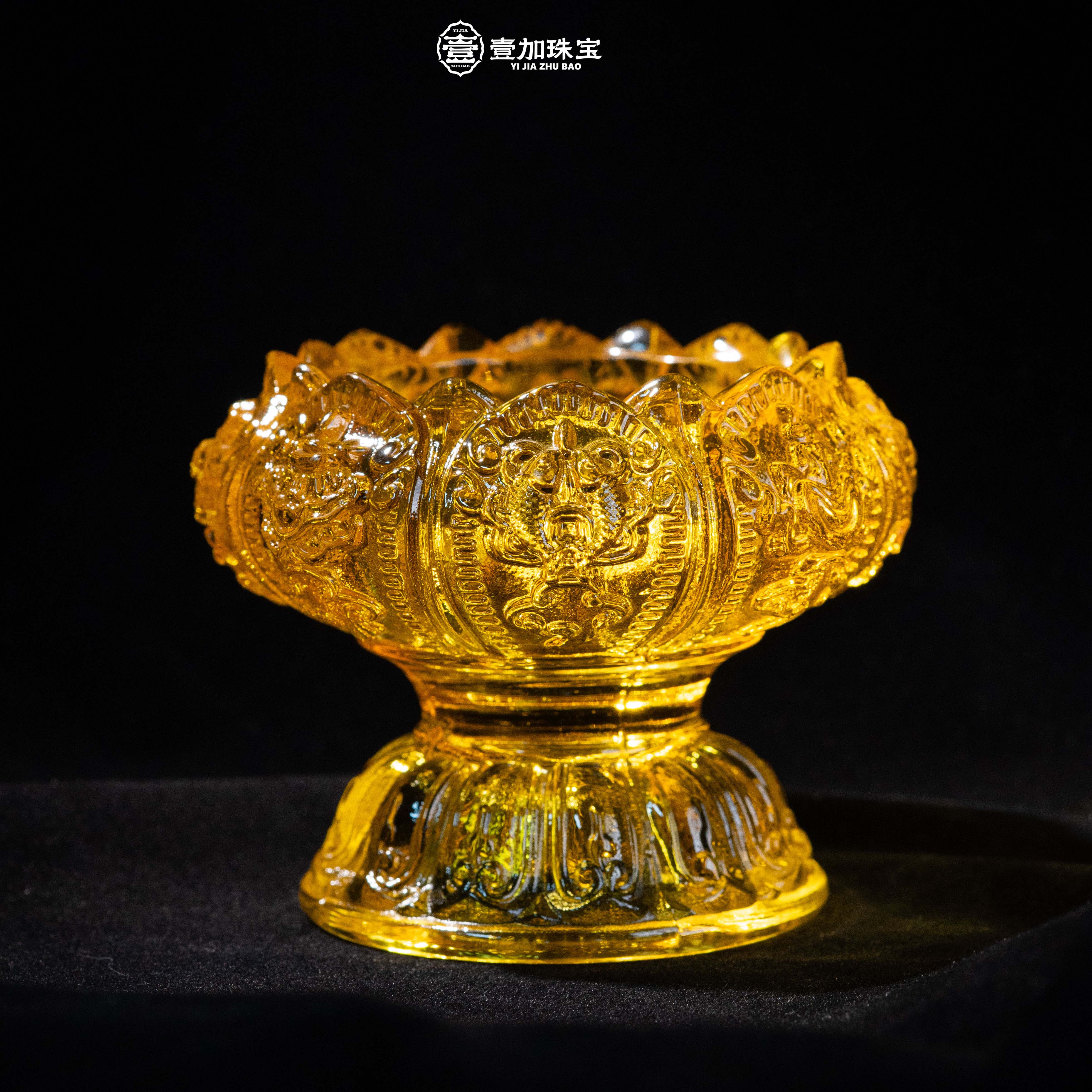 非金属木质吊坠 壹加林妹妹 | 琉璃灯（琥珀色）摆件拍一发二