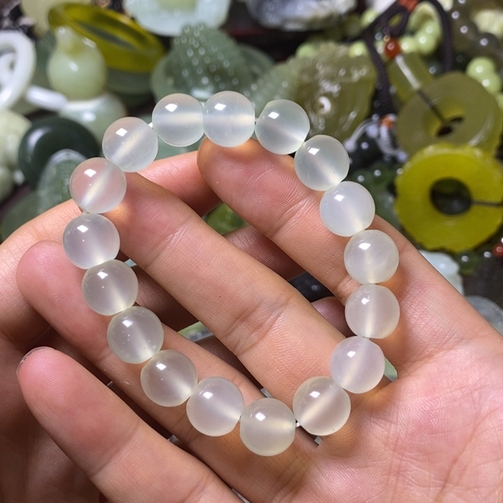 岫玉岫玉手串未镶嵌